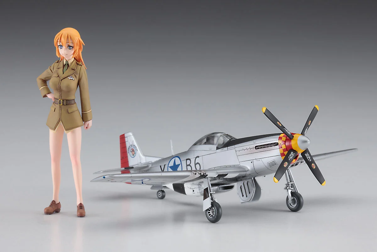 Strikewitches Charlotte E. Jaeger ile P-51D Mustang (1/72)